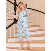 Ekouaer 2 Pack: Women’s Pajamas Set Short Sleeve Sleepwear Capri Pants Pjs Soft Loungewear with Pockets(Pink Bow/Woman and Puppy)
