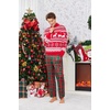 Ekouaer Men’s Pajama Pants Plaid Lounge Pants Soft Pj Bottoms with Pockets(Christmas Plaid)