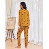 Ekouaer Womens Pajama Sets Long Sleeve Pjs Lounge Sets Joggers with Pockets(Halloween)