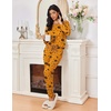 Ekouaer Womens Pajama Sets Long Sleeve Pjs Lounge Sets Joggers with Pockets(Halloween)