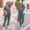 Ekouaer Womens Pajama Sets Long Sleeve Pjs Lounge Sets Joggers with Pockets(Stars)