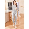 Ekouaer Womens Pajama Sets Long Sleeve Pjs Lounge Sets Joggers with Pockets(Stripe)