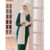Ekouaer Womens Pajamas Set Classic Sleepwear Long Sleeve Button Up Pjs Sets(Green)