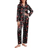 Christmas-black Candy Cane X-mas Pjs