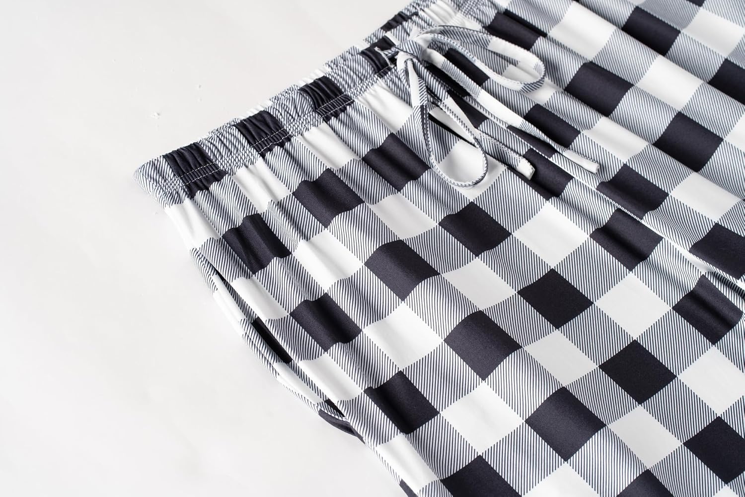 image:imageEkouaer 3 PCS Capri Pajamas for Women Set Short Sleeve Pajama Lounge SetsDark Grey Plaid