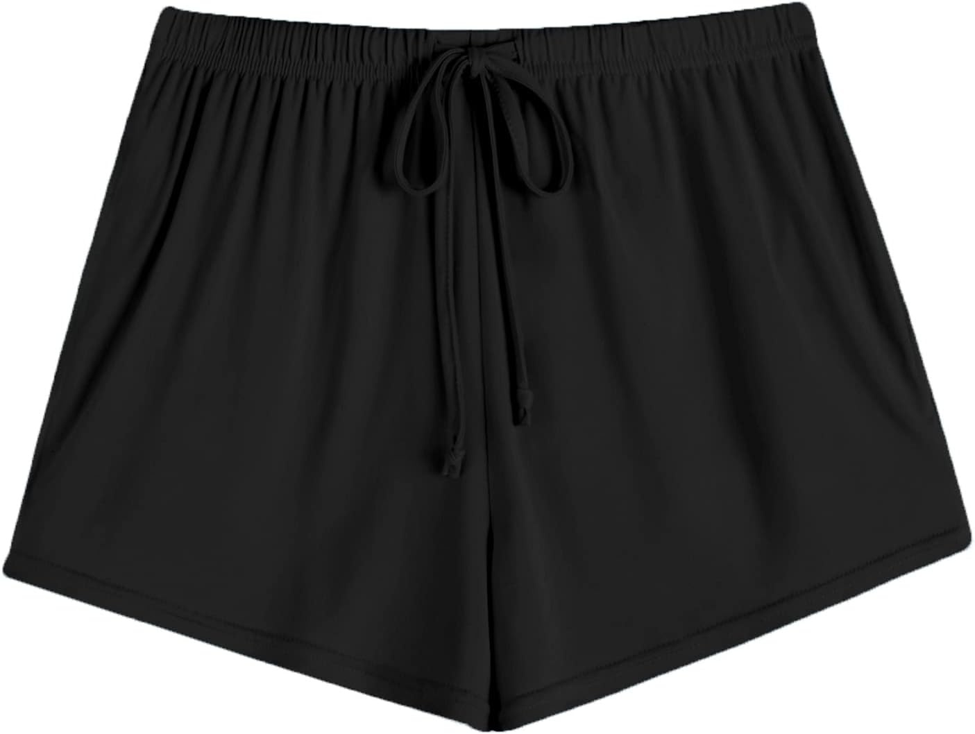 image:imageEkouaer Womens Pajama Shorts Soft Lounge Pj Bottoms Sleep Short with PocketBlack