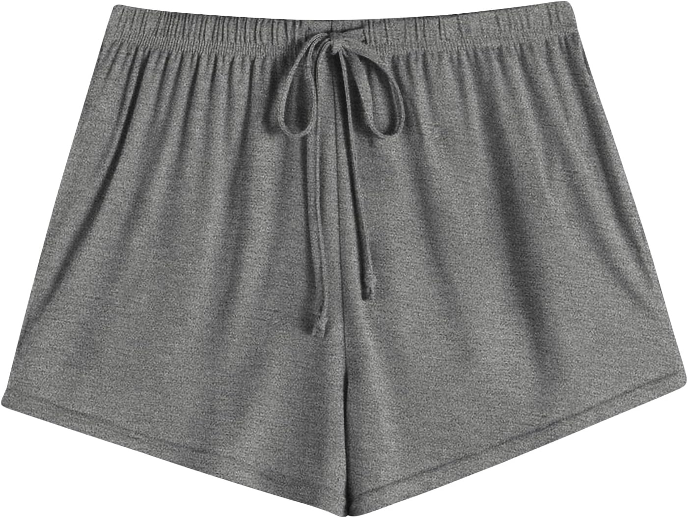 image:imageEkouaer Womens Pajama Shorts Soft Lounge Pj Bottoms Sleep Short with PocketDark Grey