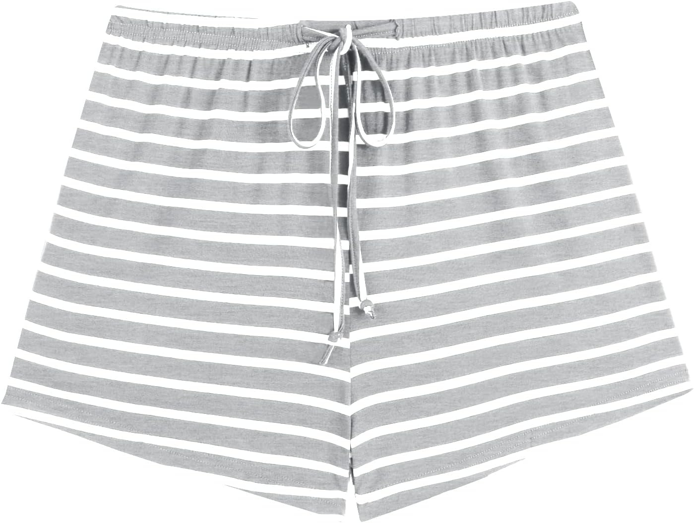image:imageEkouaer Womens Pajama Shorts Soft Lounge Pj Bottoms Sleep Short with PocketGrey Strip