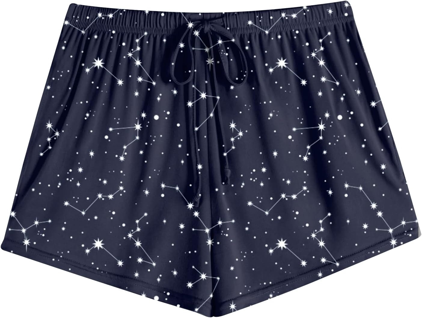 image:imageEkouaer Womens Pajama Shorts Soft Lounge Pj Bottoms Sleep Short with PocketNavy Star