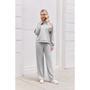 Ekouaer 2 Piece Sets for Women Half Zip Lounge Sets Matching Fall Outfits(Light Gray)