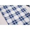 Ekouaer 3 PCS Capri Pajamas for Women Set Short Sleeve Pajama Lounge Sets(Navy Plaid)