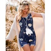 Ekouaer 3 Packs Maternity Nursing Tank Tops Breastfeeding Clothes(3pcs Black / Grey Green / Floral318)