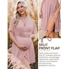 Ekouaer Labor and Delivery Gown Nursing Nightgown Birthing Pajamas Dress(Dusty Rose)