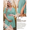 Ekouaer Labor and Delivery Gown Nursing Nightgown Birthing Pajamas Dress(Mint Green)