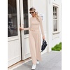 Ekouaer Lounge Sets for Women 2 Piece Matching Outfits 2026(Champagne)