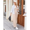 Ekouaer Lounge Sets for Women 2 Piece Matching Outfits 2026(Champagne)