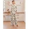 Ekouaer Lounge Sets for Women 2 Piece Matching Outfits 2026(Champagne/Black Abstract)