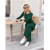 Ekouaer Lounge Sets for Women 2 Piece Matching Outfits 2026(Dark Green)