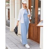 Ekouaer Lounge Sets for Women 2 Piece Matching Outfits 2026(Light Blue)