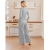 Ekouaer Lounge Sets for Women 2 Piece Matching Outfits 2026(Light Gray)