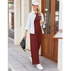 Ekouaer Lounge Sets for Women 2 Piece Matching Outfits 2026(Wine Red)