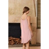 Ekouaer Women 3 in 1 Labor and Delivery/Maternity/Nursing Nightgown Button Down Sleeveless Pregnancy Dress for Breastfeeding(Dusty Pink)