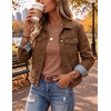 Ekouaer Womens Long Sleeve Shirts Casual Crewneck Thermal Tops Fall Clothes(Burnt Orange)