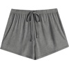 Ekouaer Womens Pajama Shorts Soft Lounge Pj Bottoms Sleep Short with Pocket(Dark Grey)