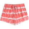 Ekouaer Womens Pajama Shorts Soft Lounge Pj Bottoms Sleep Short with Pocket(Pink Tie-dye)