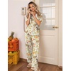 Ekouaer Womens Pajamas Set Button Down Loungewear Short Sleeve Pants Pjs(Horse Collection)