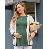 Maternity Shirts Dressy Long Sleeve Pregnancy Fall Tops Work Blouses