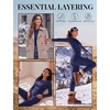 Thermal Underwear for Women Fleece Linen Long John Sets Warm Base Layer(Navy Blue)