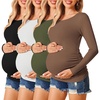 4pcs Black / Brown / White / Army Green