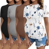 Z 4pcs Black / Brown / Light Grey / Floral