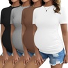Z 4pcs Black / Brown / Light Grey / White