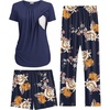 Floral Navy Blue