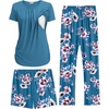 Floral Teal
