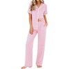 Pink Stripe Heart