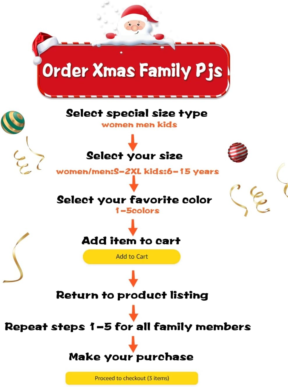 image:imageEkouaer Family Christmas Pajamas Matching Sets Pjs Holiday Lounge SetsBlack Whitebuffalo Plaid