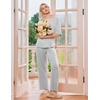Ekouaer 2 Pack Womens Pajamas Sets Short Sleeve Long Pants Pjs Lounge Set(Dark Grey/Grey Striped)