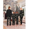 Ekouaer Family Christmas Pajamas Matching Sets Pjs Holiday Lounge Sets(Champagne Elk)