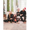 Ekouaer Family Christmas Pajamas Matching Sets Pjs Holiday Lounge Sets(Champagne Elk)