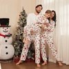 Ekouaer Family Christmas Pajamas Matching Sets Pjs Holiday Lounge Sets(Christmas Elements)
