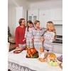 Ekouaer Family Christmas Pajamas Matching Sets Pjs Holiday Lounge Sets(Red Elk)