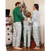 Ekouaer Family Christmas Pajamas Matching Sets Pjs Holiday Lounge Sets(White Christmas Tree)