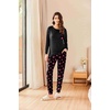 Ekouaer Womens Pajama Sets Long Sleeve Pjs Lounge Sets Joggers with Pockets(Hearts)