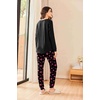 Ekouaer Womens Pajama Sets Long Sleeve Pjs Lounge Sets Joggers with Pockets(Hearts)