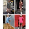 Ekouaer Summer Outfits for Women 2 Piece Sets Lounge Sets V Neck Button Down Shirt and Shorts Loungewear with Pockets(Hot Pink)