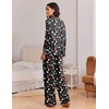 Ekouaer Womens Pajama Sets 2 Piece Lounge Sets Button Down Long Sleeve Pjs(Halloween 2)