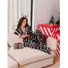 Ekouaer Womens Pajama Sets 2 Piece Lounge Sets Button Down Long Sleeve Pjs(Halloween 2)
